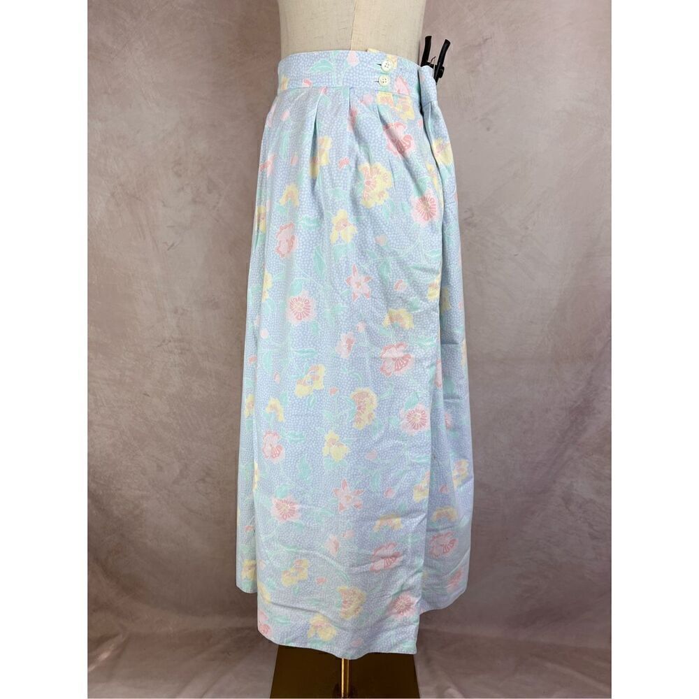 Vintage Pastel Midi Skirt 1990s Women’s Large - Picture 2 of 6